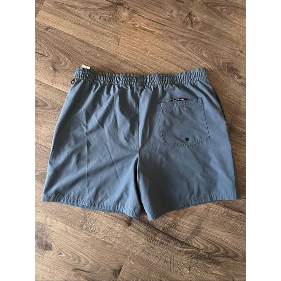 Quiksilver Men's Swimwear Swimming Shorts Drawstring Size XL Blue - Picture 3 of 6